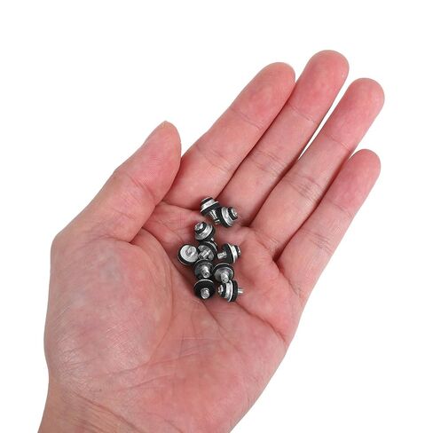 10pcs Mini Computer Hard Drive Screws M3 Φ8x8.7mm Fastening Replacement Screws for PC Case and Gaming Electronics Repair in Kuwait