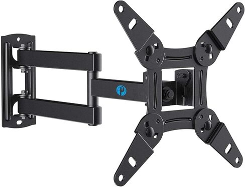 Full Motion TV Monitor Wall Mount Bracket Articulating Arms Swivels Tilts Extension Rotation for Most 13-42 Inch LED LCD Flat Curved Screen TVs & Monitors, Max VESA 200x200mm up to 44lbs by Pipishell in Saudi Arabia