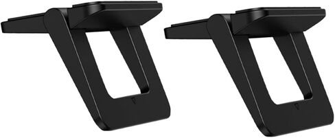 TEHAUX 2pcs Foldable Mini Laptop Holder and Desktop Laptop Stand, Portable Ventilated Notebook Support for Cooling, Compact Computer Riser for Office and Home Use in Saudi Arabia
