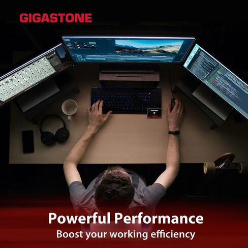 Gigastone SATA SSD 4 تيرابايت 2.5 بوصة SSD (2 حزمة) 530 ميجابايت/ثانية ترقية ذاكرة الكمبيوتر المحمول والتخزين PS4 HDD استبدال 2.5 بوصة محركات الأقراص الصلبة الداخلية ذات الحالة الصلبة SATA III SLC Cache 3D NAND Game Turbo Performance in Saudi Arabia