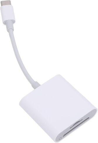 قارئ بطاقة SD USB C، يدعم بطاقة تخزين الكاميرا، قارئ بطاقة الذاكرة من النوع C SD لأجهزة الكمبيوتر/الهواتف الذكية/الأجهزة اللوحية مع واجهة من النوع C، التوصيل والتشغيل in Kuwait