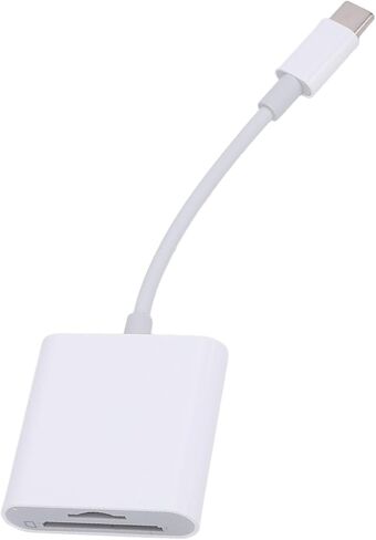 قارئ بطاقة SD USB C، يدعم بطاقة تخزين الكاميرا، قارئ بطاقة الذاكرة من النوع C SD لأجهزة الكمبيوتر/الهواتف الذكية/الأجهزة اللوحية مع واجهة من النوع C، التوصيل والتشغيل in Kuwait