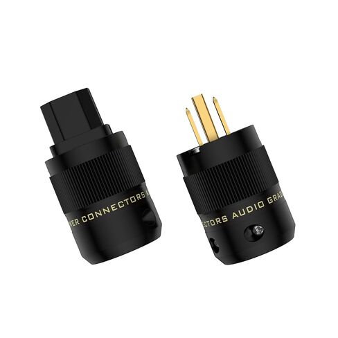 Tertullus HiFi Power Plug Gold-Plating Hi-End Audio Power Plug IEC C15, 10A 250V - 15A 125V for DIY Audiophile in Kuwait