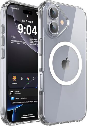 WRJ Magnetic Clear Case for iPhone 7/8/SE 2022/SE 2020 4.7-Inch,[Compatible with Magsafe] [Military Grade Drop Protection] Non-Yellowing Anti-Scratch Ultra Slim Transparent Shockproof Phone Case-Clear in Saudi Arabia