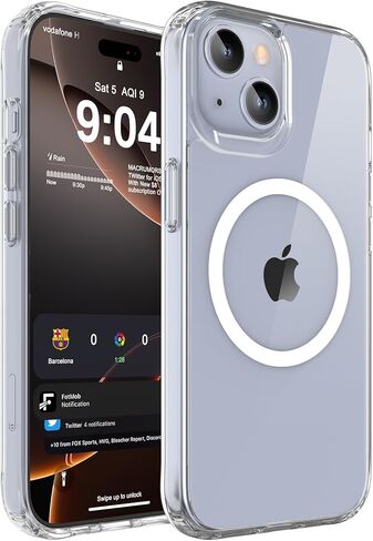 WRJ Magnetic Clear Case for iPhone 7/8/SE 2022/SE 2020 4.7-Inch,[Compatible with Magsafe] [Military Grade Drop Protection] Non-Yellowing Anti-Scratch Ultra Slim Transparent Shockproof Phone Case-Clear in Saudi Arabia