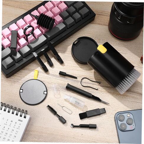 20-in-1 Electronics Cleaning Kit for Laptop Keyboard Camera and Earphones Includes Cleaning Brushes and Cloth for Effective Dust Removal in Saudi Arabia