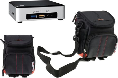 Navitech Black Mini PC Case/Bag Compatible With Liva Mini PC in Saudi Arabia