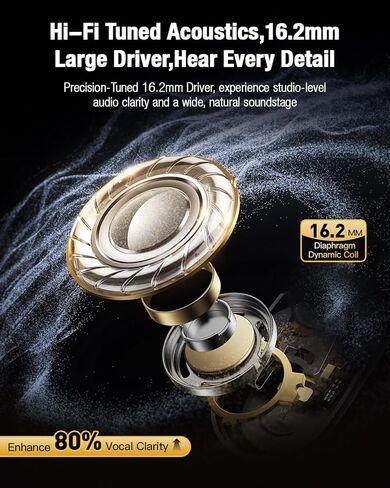 USB Headset with Mic for Call Center & Office Use - Open Ear Headphones for All-Day Comfort, Computer Wired Headset Compatible with PC, Laptop, Gaming, Skype, Zoom, and Live Streaming in Saudi Arabia