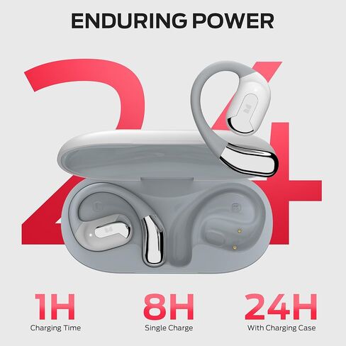 Monster Open Ear AC317 Headphones, Wireless Headphones with Stereo Sound, Bluetooth 5.4, 24H Playback, Crystal Clear Calls, Type-C Charging, Touch Control, Sweat Resistant Open Ear Wireless Earbuds in Saudi Arabia