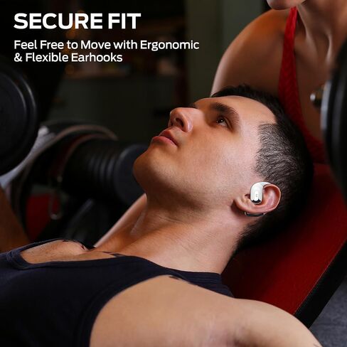 Monster Open Ear AC317 Headphones, Wireless Headphones with Stereo Sound, Bluetooth 5.4, 24H Playback, Crystal Clear Calls, Type-C Charging, Touch Control, Sweat Resistant Open Ear Wireless Earbuds in Saudi Arabia