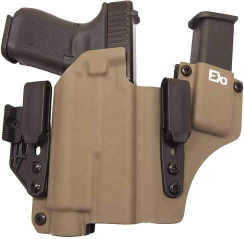 حافظة FDO Industries IWB Kydex متوافقة مع Glock 17 19 22 23 31 32 w/TLR1 +1 Series w/Claw - صنع في الولايات المتحدة الأمريكية- in Kuwait