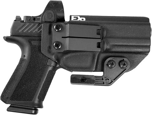 FDO Industries IWB Kydex Holster Compatible with Shadow Systems MR920 -Discreet Carry Concepts 1.5" Metal Monoblock Gear Clip - Optic Cut - The Paladin Series - Made in USA in Saudi Arabia