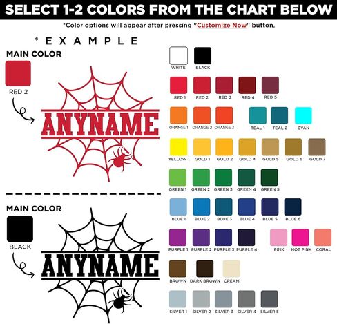 Custom Name Sticker Personalized Spider Web Spooky Name Waterproof Die-Cut Vinyl Stickers for Tumbler, Water Bottle, Laptop, Hard Hat, Phone, Cute Gifts for Her Him in Kuwait