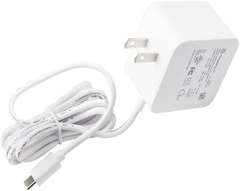 مصدر طاقة رسمي بقدرة 45 وات USB من النوع C لـ Raspberry Pi 5، لون أبيض، قابس أمريكي @XYGStudy (مصدر طاقة RPi 45W USB-C أبيض) in Kuwait