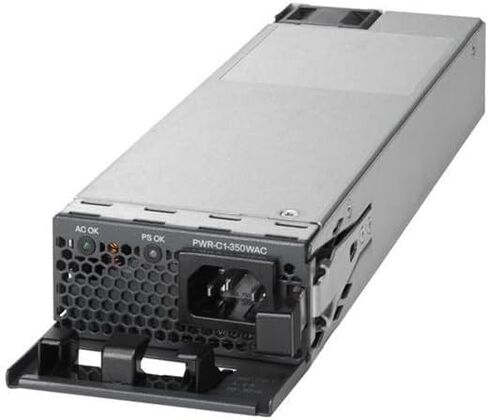 PWR-C1-350WAC-P 350W AC لمفاتيح سلسلة Catalyst 9300 مع مصدر طاقة يدعم PoE (جديد مختوم) in Kuwait