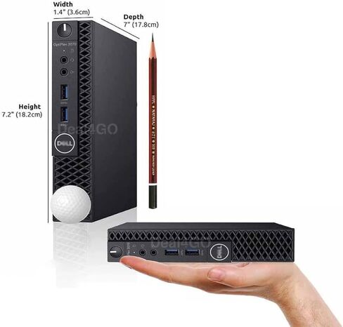 Deal4GO Mini ITX Chassis Case Housing Shell Cover 2JDXF 243W1 K95P6 Replacement for Dell OptiPlex 3070 3060 MFF Micro Form Factor Desktop in Saudi Arabia