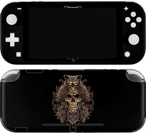 غلاف Skinit المخصص للألعاب المتوافق مع Nintendo Switch Lite - تم تصميمه في الأصل على شكل جمجمة وبومة بواسطة سارة ريختر ديزاين in Kuwait