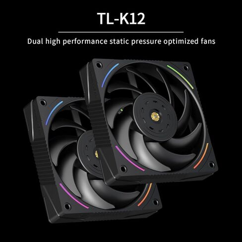 Thermalright Peerless Assassin 120 Vision MAX ARGB Black CPU Air Cooler, Twin Tower Radiator 2150RPM,480x854 Resolving Power IPS Screen with 5’’,Computer Cooler for Intel lga1851/1700/115x,AM4/AM5 in Saudi Arabia