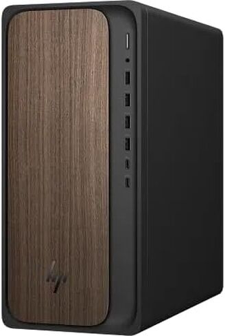 HP OmniDesk M03 Desktop Intel 20-Core Ultra 7 265 Intel Graphics 64GB DDR5 4TB SSD Wi-Fi 6 Bluetooth 5.2 Wireless Keyboard and Mouse Windows 11 Pro Dark Wood w/ONT 32GB USB in Saudi Arabia