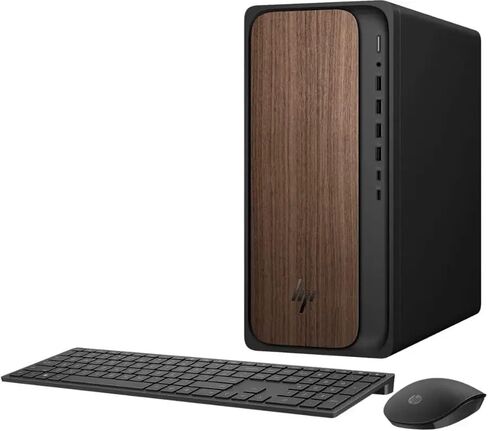 HP OmniDesk M03 Desktop Intel 20-Core Ultra 7 265 Intel Graphics 64GB DDR5 4TB SSD Wi-Fi 6 Bluetooth 5.2 Wireless Keyboard and Mouse Windows 11 Pro Dark Wood w/ONT 32GB USB in Saudi Arabia