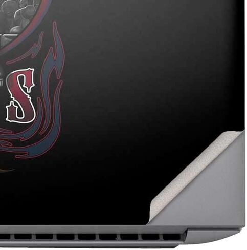 ملصق Skinit للكمبيوتر المحمول متوافق مع HP ZBook Fury 16 G10 - تصميم خلفي للجري مرخص رسميًا باللون الأزرق السائل NFL Houston Texans in Kuwait