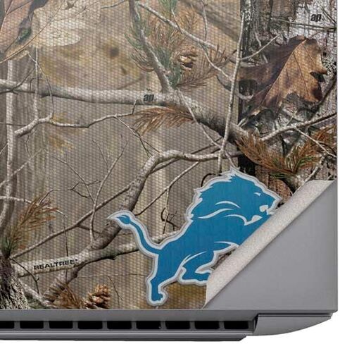 غلاف كمبيوتر محمول من Skinit متوافق مع HP ZBook Fury 16 G10 - تصميم مموه NFL Detroit Lions Realtree AP مرخص رسميًا in Kuwait