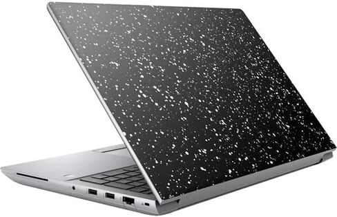 Skinit Decal Laptop Skin Compatible with HP ZBook Fury 16 G10 - Polka Dot Split Design in Saudi Arabia