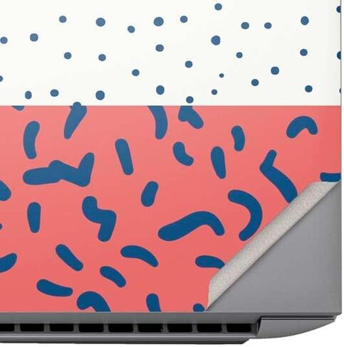Skinit Decal Laptop Skin Compatible with HP ZBook Fury 16 G10 - Polka Dot Split Design in Saudi Arabia