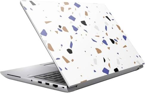 Skinit Decal Laptop Skin Compatible with HP ZBook Fury 16 G10 - Polka Dot Split Design in Saudi Arabia