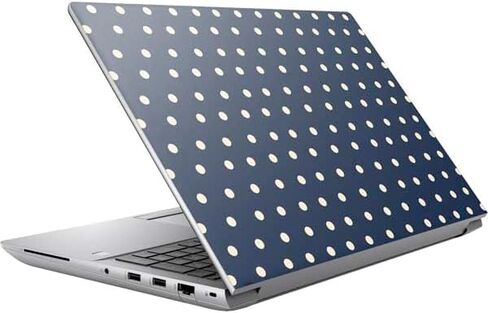 Skinit Decal Laptop Skin Compatible with HP ZBook Fury 16 G10 - Polka Dot Split Design in Saudi Arabia