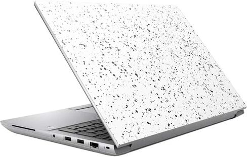 Skinit Decal Laptop Skin Compatible with HP ZBook Fury 16 G10 - Polka Dot Split Design in Saudi Arabia