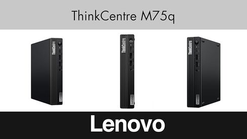سطح المكتب الصغير Lenovo ThinkCentre M75q Business (AMD Ryzen 7 PRO 8700GE، 64GB DDR5، 512GB PCIe SSD، WiFi 6، Bluetooth 5.2، 90W PSU، RJ-45، 1 Display Port، HDMI، Win 11 Pro) مع موسع منفذ USB DKZ in Kuwait
