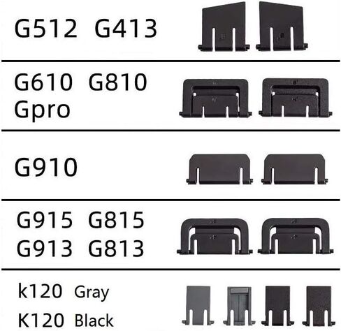 أرجل حامل لوحة المفاتيح للوحة المفاتيح السلكية Logitech K120 USB (رمادي) in Kuwait