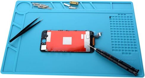 NUOBESTY Heat Insulation Repair Mat Blue Silicone Pad for Phone Computer Repair Platforms in Kuwait