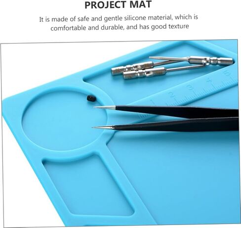 NUOBESTY Heat Insulation Repair Mat Blue Silicone Pad for Phone Computer Repair Platforms in Kuwait