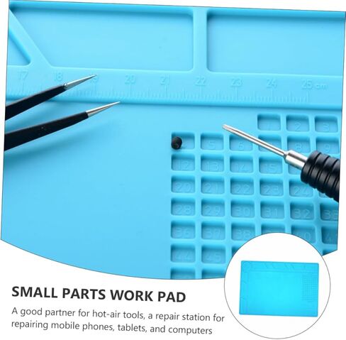 NUOBESTY Heat Insulation Repair Mat Blue Silicone Pad for Phone Computer Repair Platforms in Kuwait