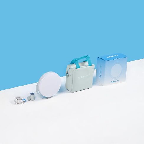 NanLite Miro 30C 30W RGBW LED Round Panel Light, Mint Blue in Saudi Arabia