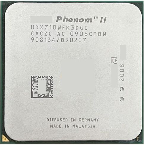 معالج وحدة المعالجة المركزية ثلاثي النواة ph II X3 710 2.6 جيجا هرتز HDX710WFK3DGI مقبس AM3 in Saudi Arabia