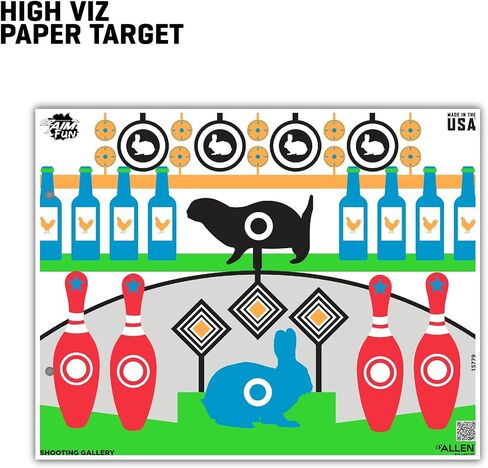 EZ Aim Fun Gallery Paper Shooting Target, 23" x 19," 4-Pack, Multi in Saudi Arabia