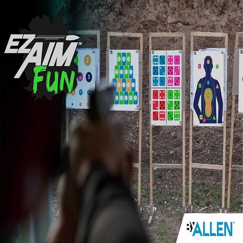 EZ Aim Fun Gallery Paper Shooting Target, 23" x 19," 4-Pack, Multi in Saudi Arabia