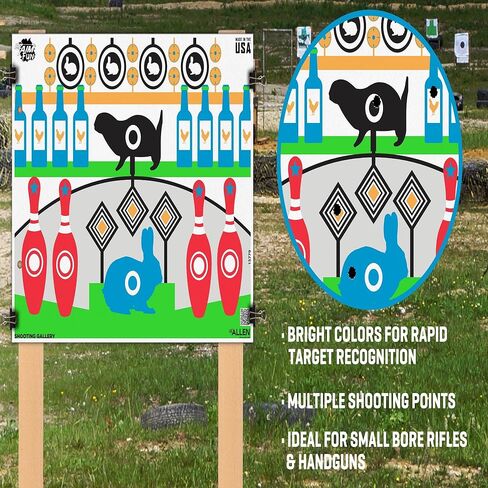 EZ Aim Fun Gallery Paper Shooting Target, 23" x 19," 4-Pack, Multi in Saudi Arabia