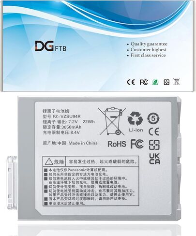 FZ-VZSU94W FZ-VZSU94 laptop Battery for Panasonic FZ-M1 FZ-B1 FZ-B2 FZ-M1C Toughpad FZ-B2 FZ-M1 Series FZ-VZSU94JS FZ-VZSU94R FZ-VZSU94K FZ-VZSU95 FZ-VZSU95W FZ-VZSU95JS FZ-VZSU0JW 7.2V 22Wh/3050mAh in Saudi Arabia