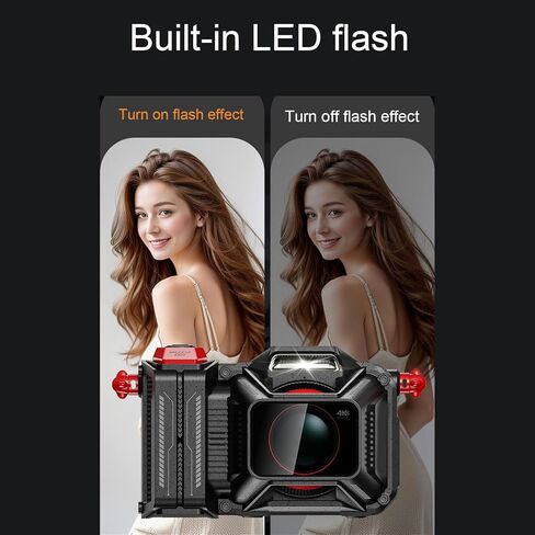 4K Digital Camera, 50X Digital Zoom Camera Portable with Long Focus Fixed Focus Lens, 8.0M CMOS Sensor, 3.5 inch TFT Screen HD.for Travel, Outdoor Photography, City Landscapes. in Saudi Arabia