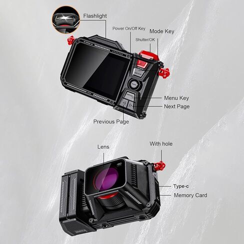 4K Digital Camera, 50X Digital Zoom Camera Portable with Long Focus Fixed Focus Lens, 8.0M CMOS Sensor, 3.5 inch TFT Screen HD.for Travel, Outdoor Photography, City Landscapes. in Saudi Arabia