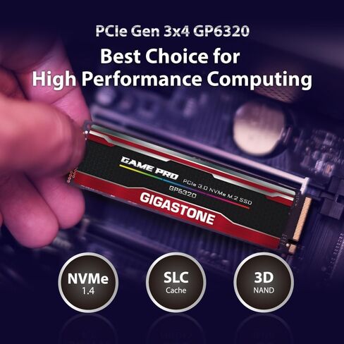 Gigastone M.2 SSD 500GB (4-Pack) PCIe 3.0 NVMe SSD 2,100MB/s Internal Gaming Solid State Hard Drives Upgrade PC Laptop Storage High Speed for Gamers Graphic Design Creators IT Pros Gen3x4 in Saudi Arabia