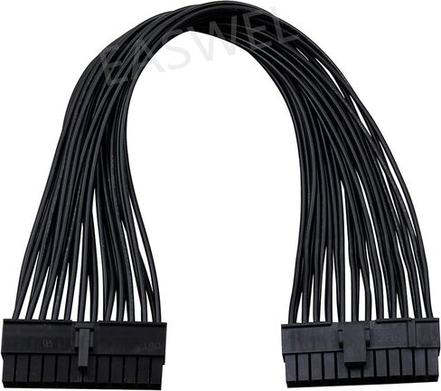 ATX 24Pin to 20+4Pin Power Supply Cable PSU 20 /24Pin Male to 24Pin Male Port ji in Saudi Arabia