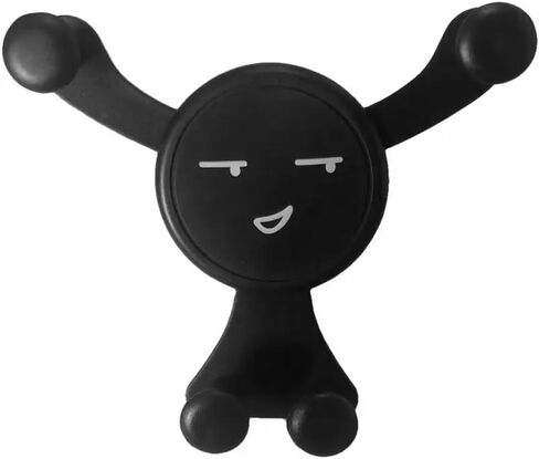 1pc Car Mobile Phone Holder, Rotating Car Air Outlet Holder - Cute Joyful Face Pattern in Saudi Arabia