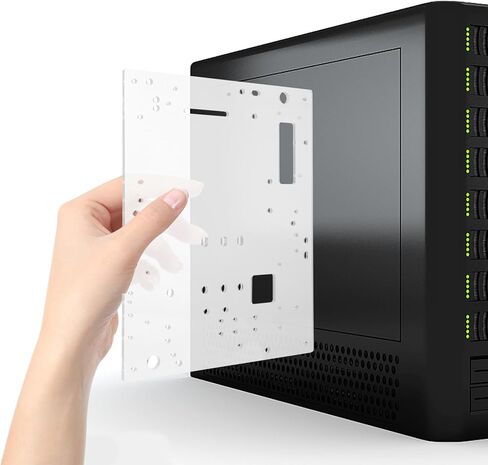 Open PC Case Chassis Bracket with USB Panel for Mini and Micro Motherboards, Small Single-Layer Open Frame Bench Case Stand for PC Testing and DIY Assembly in Saudi Arabia
