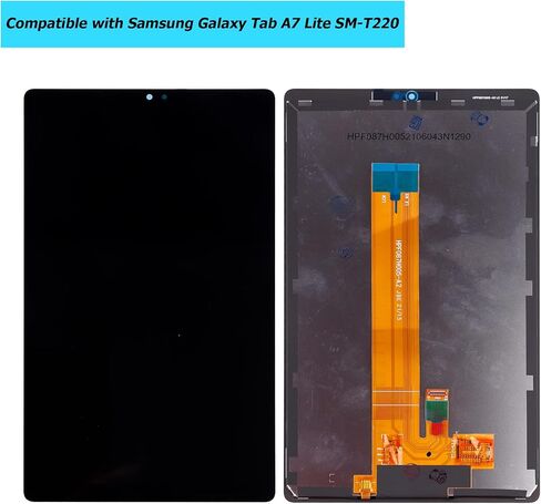 Replacement Tablet Screen Compatible with Samsung Galaxy Tab A7 Lite SM-T220 T220 with Toolkit (Black) in Saudi Arabia