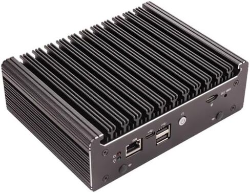 جهاز جدار الحماية، معالج Inter Processor N95 Mini PC، 4*i226-V 2.5GbE LAN، 4 Core و4 Thread، DDR4 3200MH، 2*USB2.0،2*USB3.0،1*M.2 (NVME)،2*SATA3.0 (بدون ذاكرة وصول عشوائي ولا SSD) in Kuwait